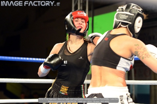 2013-11-16 Vigevano - Born to Fight 1597 Samantha Celestino-Beatrice Porcheddu - Low Kick